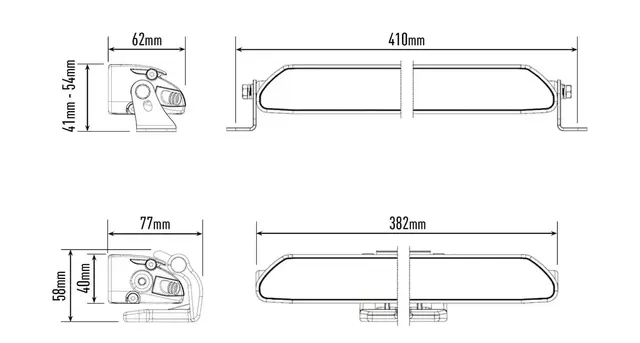 Ekstralys Lazer Linear 12 Elite - 8100lm / 37cm / Ref. 37.5
