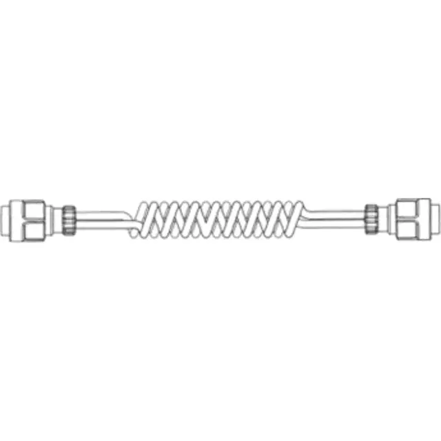24V 2-pin NATO spiral kabel 4m For kraftige applikasjoner 