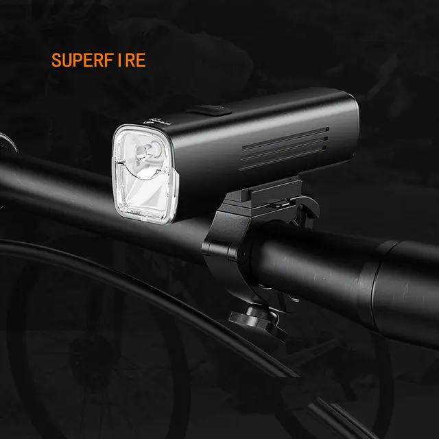 SupFire LED sykkellykt med feste - JDD Utstyr