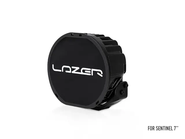 Lazer® Sentinel Sort deksel med logo til Lazer Sentinel® 9" 