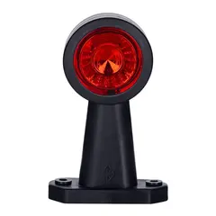 Rødt og hvitt sidemarkeringslys Med 2 stk LED, 12 og 24V, lang arm