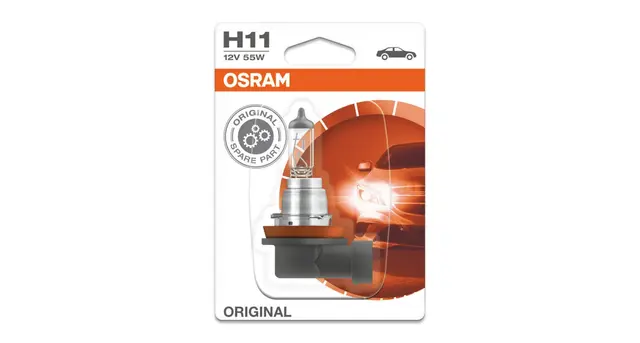 Osram H11 12 volt 55W halogen pære - JDD Utstyr