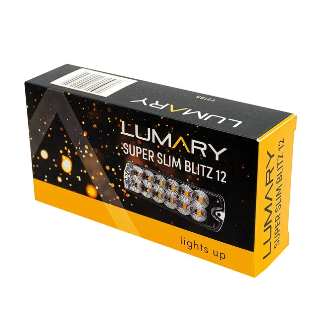 Lumary superslim dobbel blitzer med 12 LED
