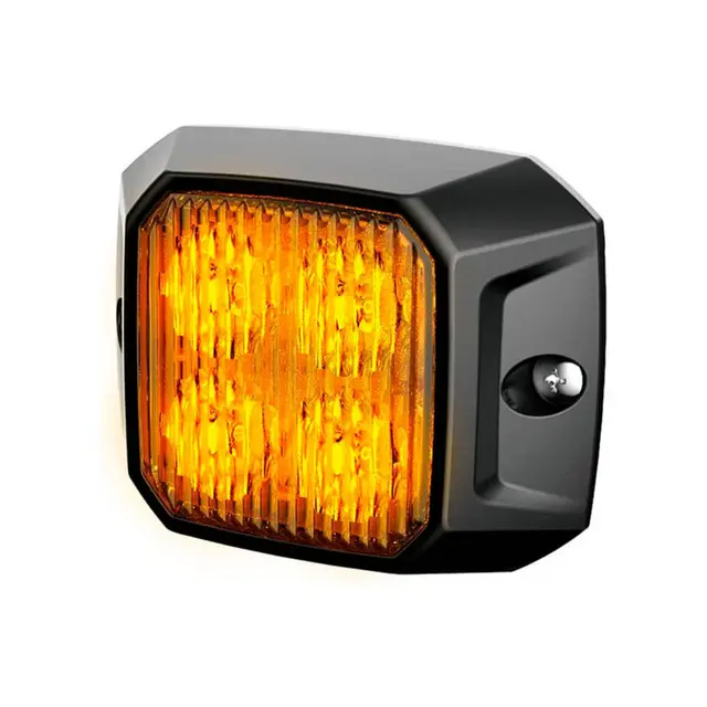 LUMARY LED oransje blinkenhet i kvadratisk module med 4 LED