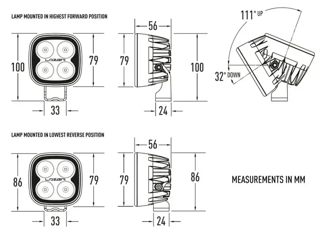 Lazer Utility 25 MAXX 45W LED Arbeidslys 