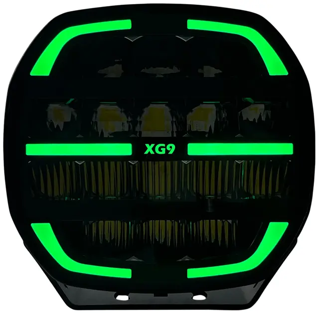 XG9 LED Driving Light Hvit Multicolor parklysfunksjon, 162W 