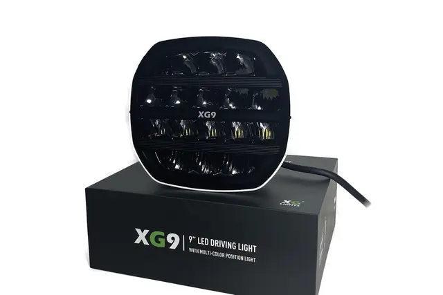 XG9 LED Driving Light Hvit Multicolor parklysfunksjon, 162W 