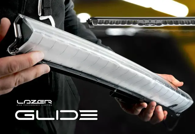 Lazer® Glide 18 Elite uten parklys NYHET! 12800Lumen. 516x71x38mm 