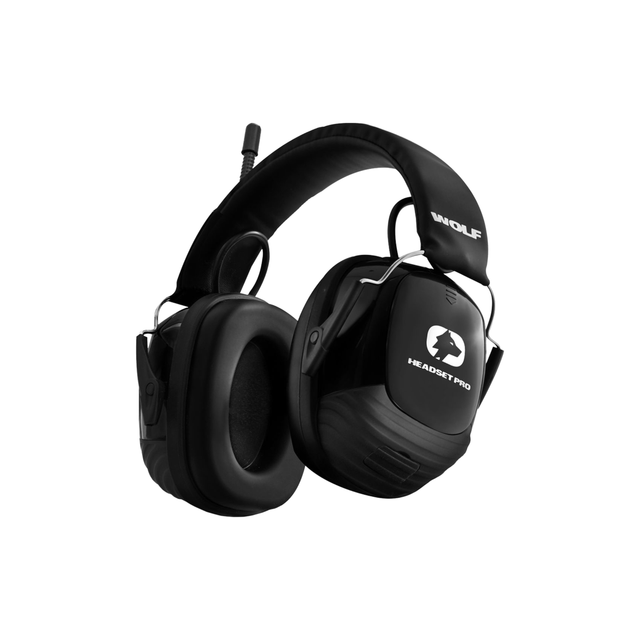 WOLF Headset Pro Gen2 – Hørselvern DAB+, FM, Bluetooth, Boommikrofon 