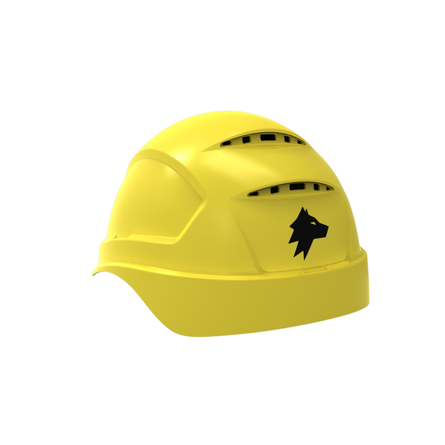 Uvex PHEOS + WOLF Hjelm (Gul) Kompatibel med WOLF Helmet Pro 