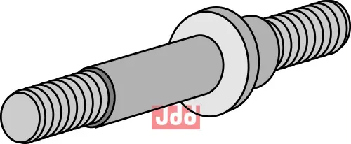 Bolt M20 - 165 - JDD Utstyr