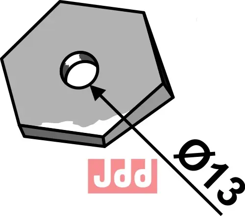 Justerbar kile for plade - JDD Utstyr
