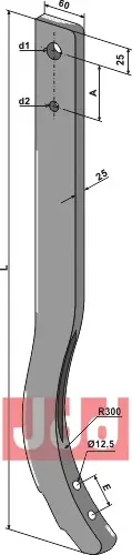 Stubharvetand - 820mm - JDD Utstyr