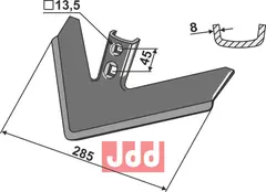 G&#229;sefot-skj&#230;r 285mm Strom/Bednar/Maschio / Gaspardo