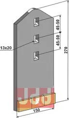 Sliddel 150mm - Cabide V&#228;derstad