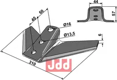 G&#229;sefot-skj&#230;r 310mm Kverneland