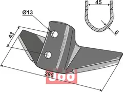 Vingeskj&#230;r 285mm - Kongskilde Kongskilde