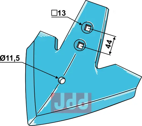 Gåsefot-skjær 270mm - JDD Utstyr