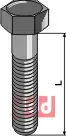 Springbolt M10x1,5x70 - 10.9 u. Mutter