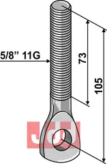 &#216;ye bolt 5/8&#39;&#39; 11G