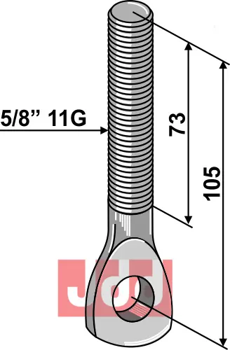 Øye bolt 5/8'' 11G 