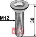 Umbracobolt M12x1,75x30 - 8.8 u. Mutter