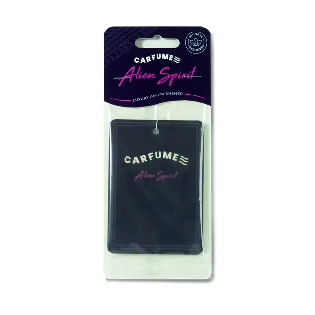 Carfume Scent Card Pack – Alien Spirit Duftkort, pakke med 4 