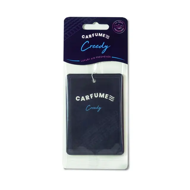 Carfume Scent Card Pack – Creedy For Him Duftkort, pakke med 4 