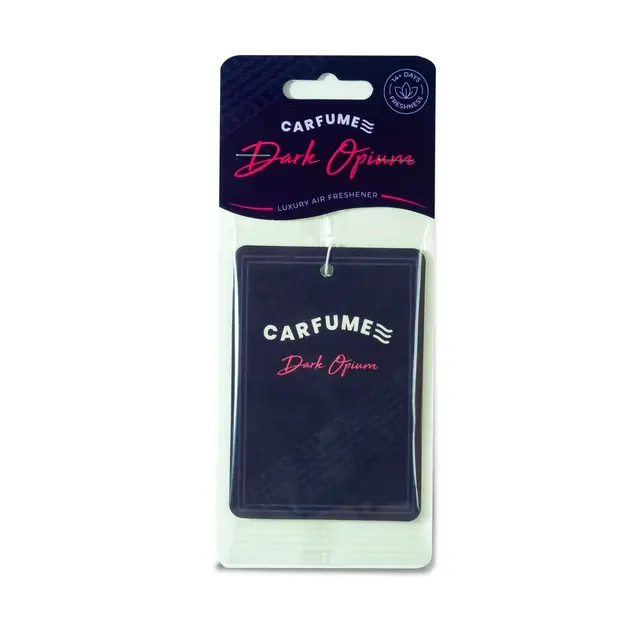 Carfume Scent Card Pack – Dark Opium Duftkort, pakke med 4 