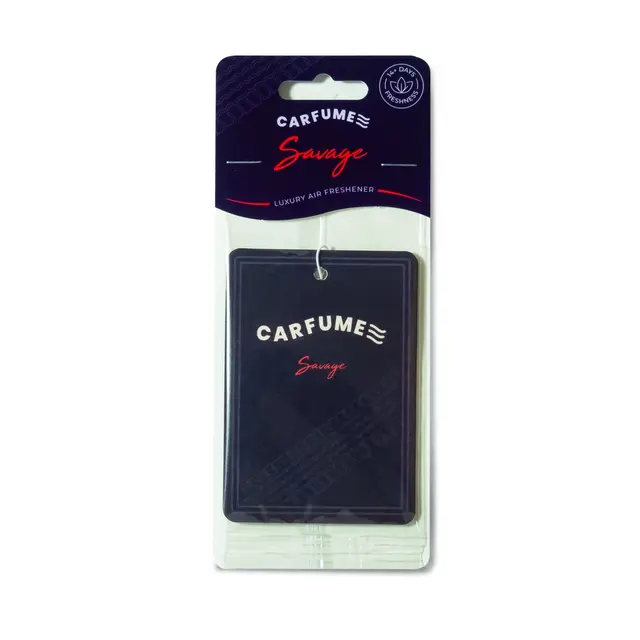 Carfume Scent Card Pack – Savage Duftkort, pakke med 4 