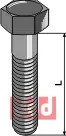 Springbolt M14x2x50 - 10.9 u. Mutter