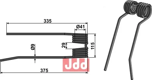 Tind -  venstre - JDD Utstyr