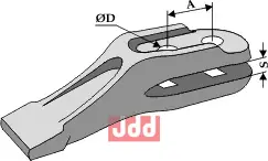 Tand for lasterskuffe - JDD Utstyr