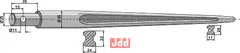 Frontlastertand - 820mm