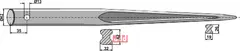 Frontlastertand - 900mm