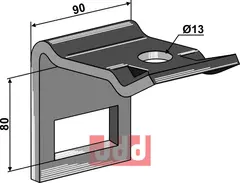 Holder til tand 65 x 10