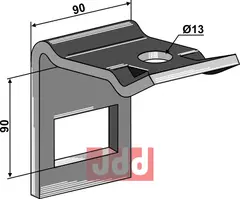 Holder til tand 65 x 10