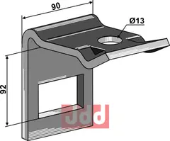 Holder til tand 65 x 12