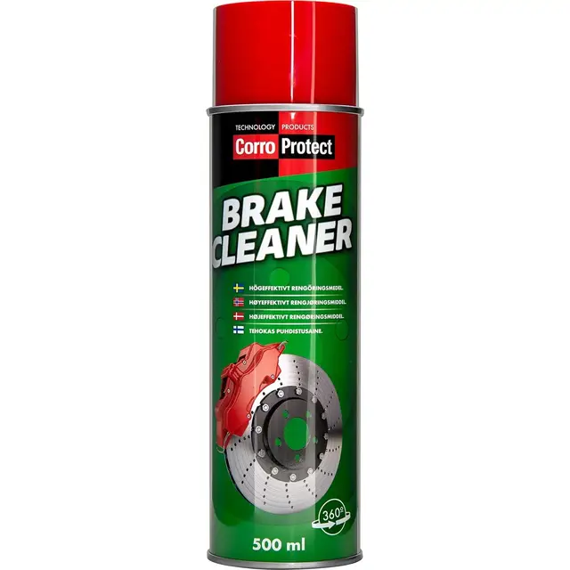 CorroProtect Brake Cleaner 500ML Effektiv bremserens 