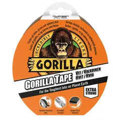 Gorilla Tape Hvit Kraftig festeevne 32 m