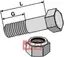 Bolt M16x1,5x45 - 12.9 m. L&#229;semutter