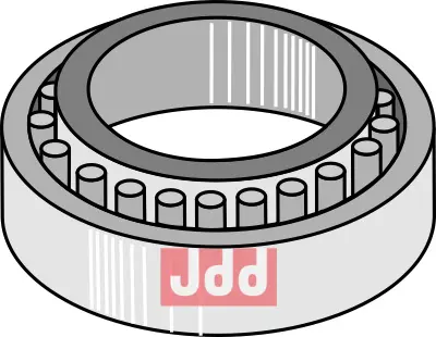 Rulle lager Ø45 - JDD Utstyr