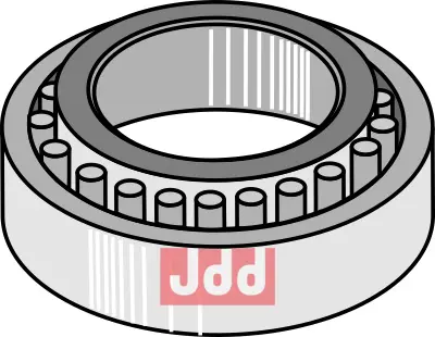 Rulle lager Ø40 - JDD Utstyr