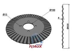 Tallerken &#216;430x4 Niaux/Great Plains