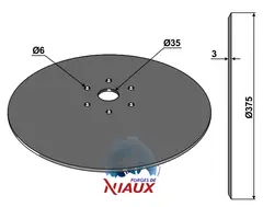 Tallerken &#216;375x3 Niaux/Maschio / Gaspardo