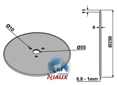 Tallerken &#216;250x4 Niaux