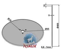 Tallerken &#216;400x5 Niaux