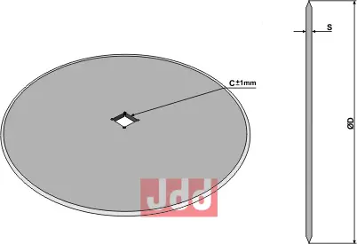 Tallerken Ø506x5 - JDD Utstyr