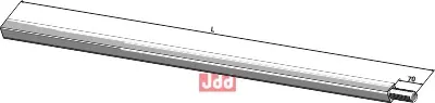 Firkantet aksel - JDD Utstyr