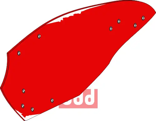 Moldplate 14" - 18" - venstre - JDD Utstyr